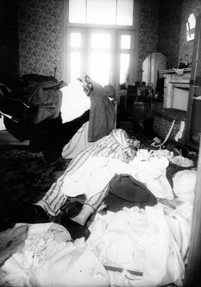 Murder of A.J. Wekselman in his home. Brussels, 29 July 1943. (Collection CegeSoma)