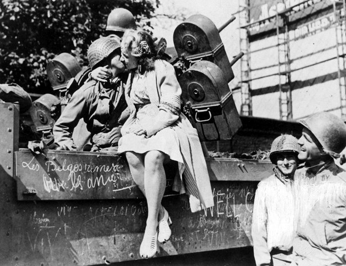 Liberation of Brussels by the Allies, September 1944, Photo 29474, © State Archives.