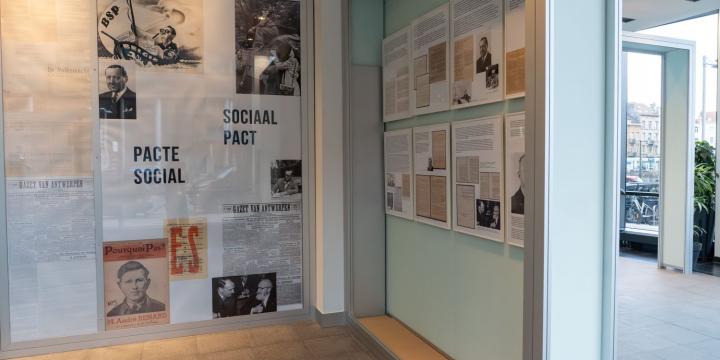 Expo NAR – CNT - De sociale partners tijdens de Tweede Wereldoorlog. Les partenaires sociaux pendant la Seconde Guerre mondiale - © FPS Employment