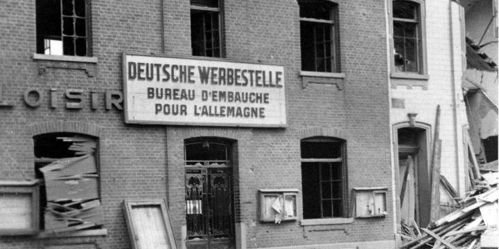 Bureaux de recrutement (Werbestellen) pour l’emploi en Allemagne, 1940-1943, photo n° 4775, CegeSoma/Archives de l’État, tous droits réservés.