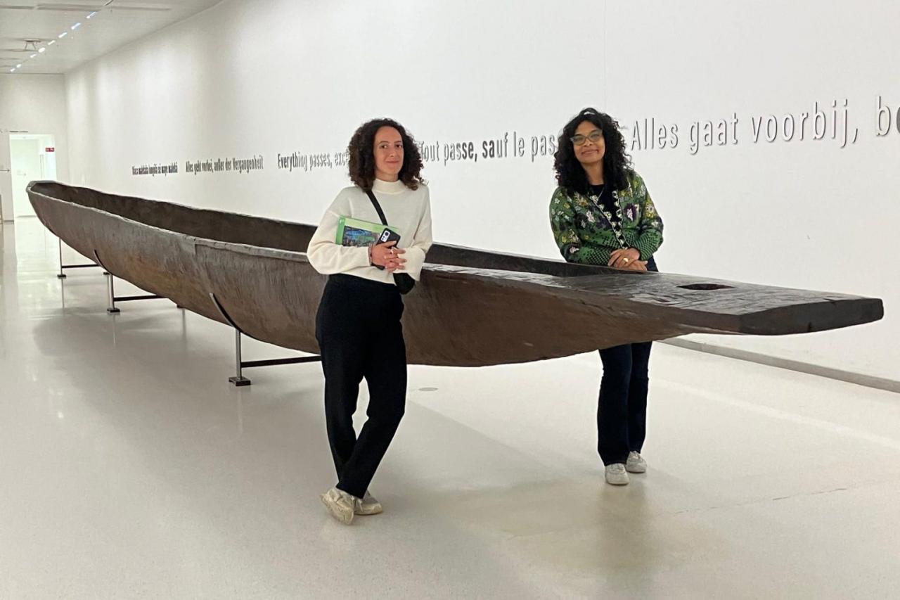 Yasmina Zian and Alana Castro de Azevedo, RMCA Tervuren (copyrights Conciliare)