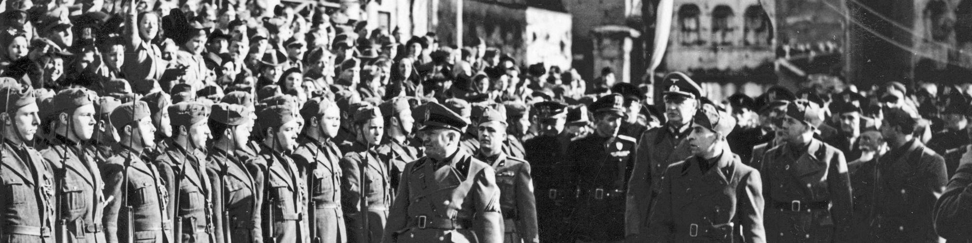 Foto nr 158641, 19e verjaardag van de oprichting van de fascistische militie, 1942 coll. Sipho, Rechten voorbehouden.