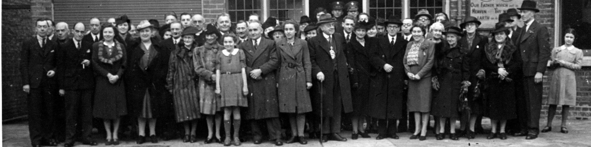 Belgische vluchtelingen in Groot-Brittannië, Wimbledon, 2/1/1943 © CegeSoma/Rijksarchief Belgische vluchtelingen in Groot-Brittannië, Wimbledon, 2/1/1943 © CegeSoma/Rijksarchief