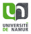 Logo Université de Namur